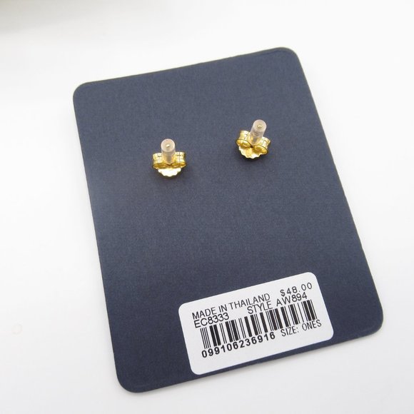 J. Crew Demi-Fine 14k Gold Plated Sterling Silver Sunflower Earrings - Picture 5 of 7